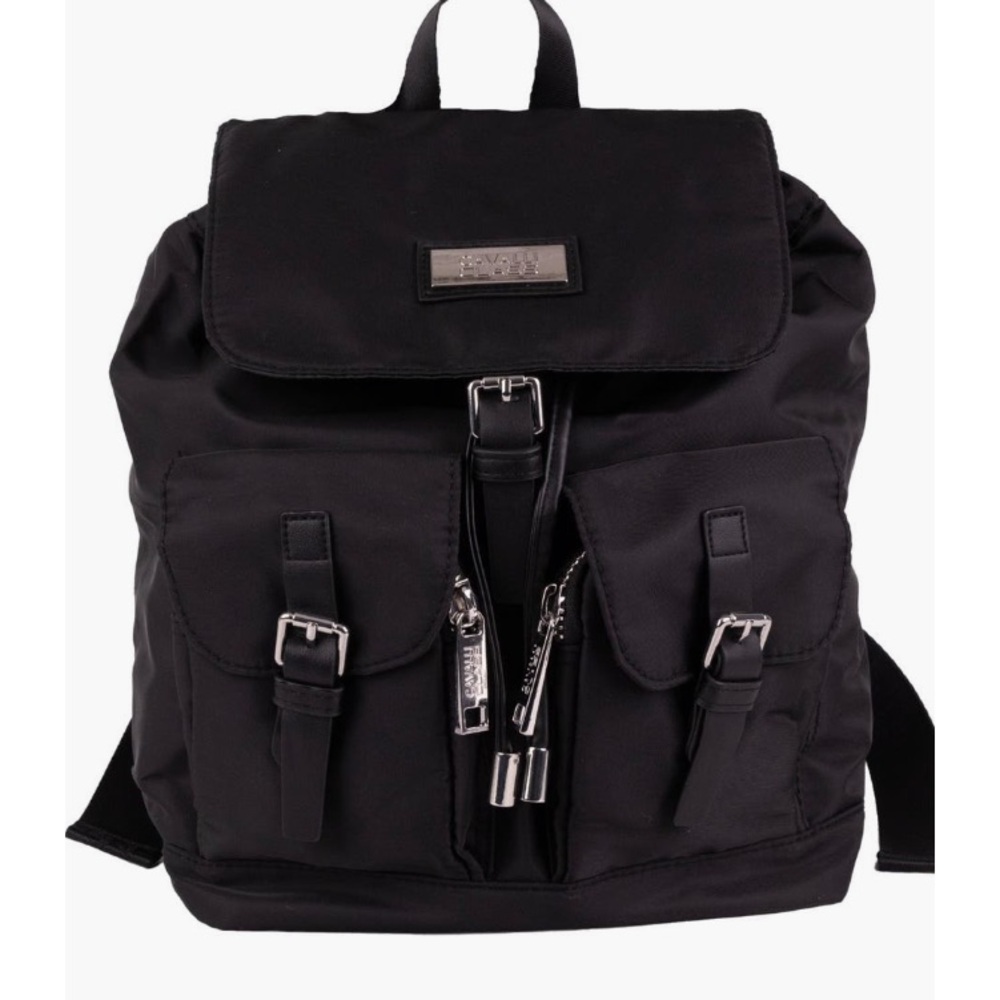 Roberto Cavalli Cavelli Class black travel backpack